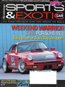 HEMMINGS SPORTS & EXOTIC CAR 2008 JUNE - '86 PORSCHE 911, '59 ALFA GIULIETTA